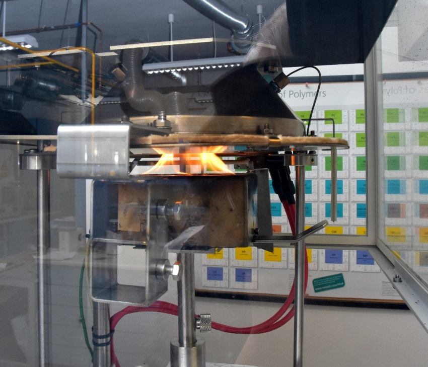 Laboratory of thermal analysis and reaction to fire